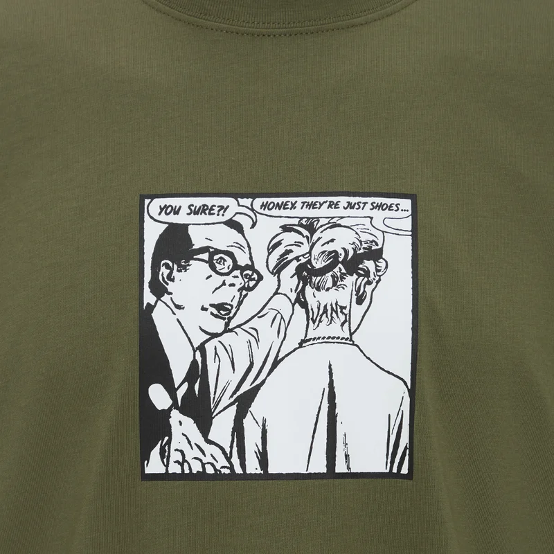 VANS Green Men's Logo T-Shirt for Men | Best Price UAE